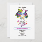 Invitation Fête de la Piñata  (Devant)