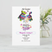 Invitation Fête de la Piñata  (Debout devant)