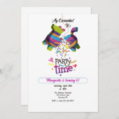 Invitation Fête de la Piñata  (Devant / Derrière)