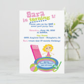 Invitation Fête de la piscine (Debout devant)