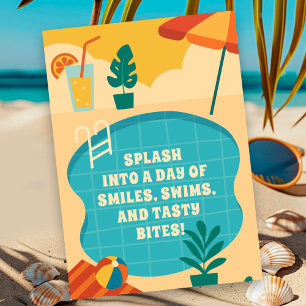 Invitation Fête de la piscine