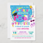 Invitation Fête de la piscine de 5e année - Fille W (Devant)