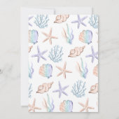 Invitation Fête de la piscine de sirène piscine d'été fête d' (Dos)