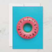 Invitation Fête de la piscine d'été (Dos)