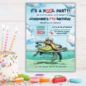 Invitation Fête de la piscine magique