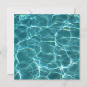 Invitation Fête de la piscine vide (Devant)
