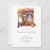 Invitation Fête de la porte avant de l'automne (Devant)