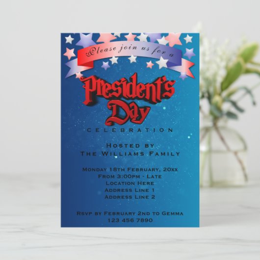 Invitation Fête de la Présidence (Debout devant)