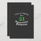 Invitation Fête de la Princesse de Retour au Pays 2024 2025 2 (Devant / Derrière)