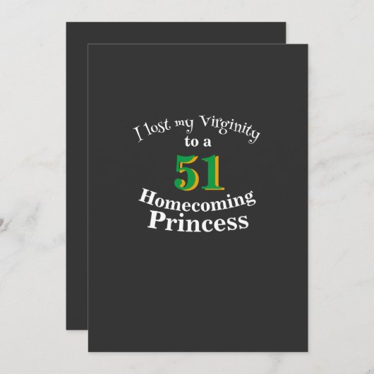 Invitation Fête de la Princesse de Retour au Pays 2024 2025 2 (Devant / Derrière)