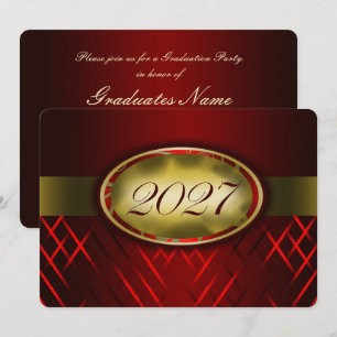 Invitation Fête de la promotion 2027 de la classe Rouge et Or