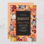 Invitation Fête de la récolte (Devant / Derrière)