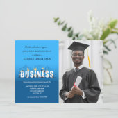 Invitation Fête de la remise des diplômes de l'école de comme (Debout devant)