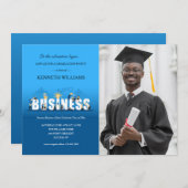 Invitation Fête de la remise des diplômes de l'école de comme (Devant / Derrière)