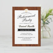 Invitation Fête de la retraite (Debout devant)
