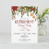 Invitation Fête de la retraite de Noël, Société à la retraite (Debout devant)