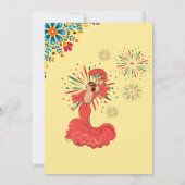 Invitation Fête de la retraite des femmes Salsa Mexicaine Tro (Dos)