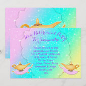 Invitation Fête de la Retraite des Mille et une nuits d'Arabi (Devant / Derrière)