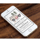 Invitation Fête de la retraite du thème du camping