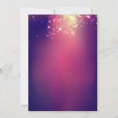 Invitation Fête De La Retraite Feu De Champagne Éclairage À C (Dos)