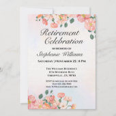 Invitation Fête de la retraite florale des femmes (Devant)