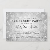 Invitation Fête de la retraite moderne Lumière de la bougie d (Devant)