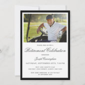 Invitation Fête de la retraite photo (Devant)