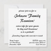 Invitation Fête de la Réunion en famille dans une cuisine les (Dos)