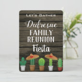 Invitation Fête de la Réunion familiale (Debout devant)