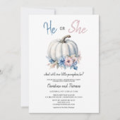 Invitation Fête de la révélation de genre (Devant)