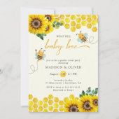 Invitation Fête de la révélation du genre Qu'est-ce que bébé  (Devant)