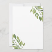 Invitation Fête de la Saint-Galentin (Dos)