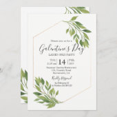 Invitation Fête de la Saint-Galentin (Devant / Derrière)