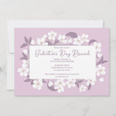 Invitation Fête de la Saint-Galentin Brunch Fête de la Saint- (Devant)