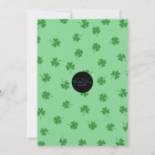 Invitation Fête de la Saint-Patrick (Dos)