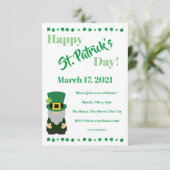 Invitation Fête de la Saint-Patrick (Debout devant)