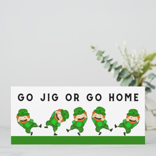 Invitation Fête de la Saint Patrick (Debout devant)