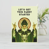 Invitation Fête de la Saint Patrick (Debout devant)