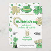 Invitation Fête de la Saint Patrick (Devant / Derrière)