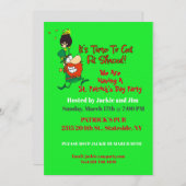 Invitation Fête de la Saint Patrick (Devant / Derrière)