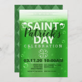 Invitation Fête de la Saint Patrick (Devant / Derrière)