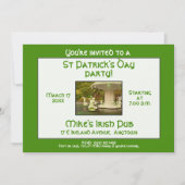 Invitation Fête de la Saint-Patrick à Forsyth Fountain, Savan (Devant)