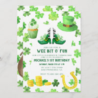 Fête de la Saint-Patrick Fête d'anniversaire