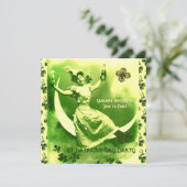 INVITATION FÊTE DE LA SAINT-PATRICK PARTIE LUNE DAME AUX TRÈF (Debout devant)