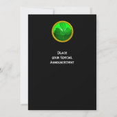 INVITATION FÊTE DE LA SAINT-PATRICK TRÉFLE TRINITÉ (Dos)