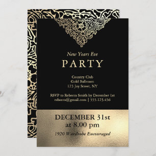 Invitation Fête de la Saint-Sylvestre