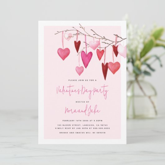 Invitation Fête de la Saint-Valentin (Debout devant)