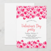 Invitation Fête de la Saint-Valentin (Devant / Derrière)