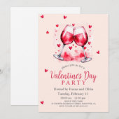 Invitation Fête de la Saint-Valentin (Devant / Derrière)