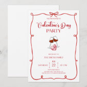 Invitation Fête de la Saint-Valentin (Devant / Derrière)